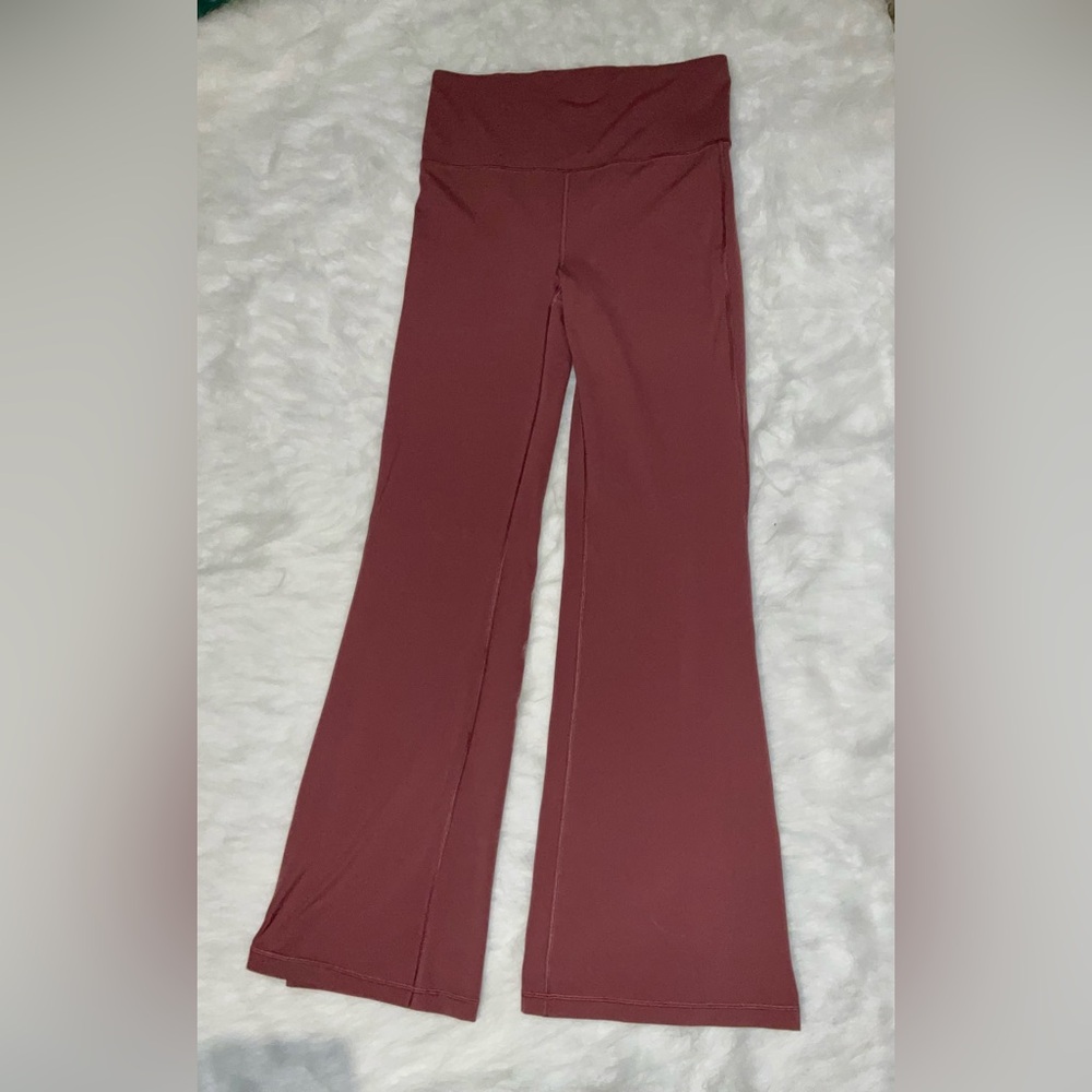 Athleta Elation Flare Pants Dusty Rose
